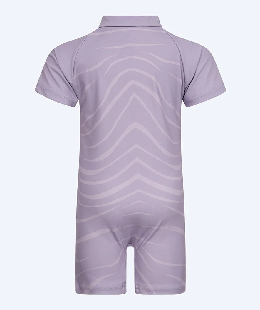 Watery UV Anzug für Kinder - Fjord Kurzarm Rashguard - Lila - Image 8