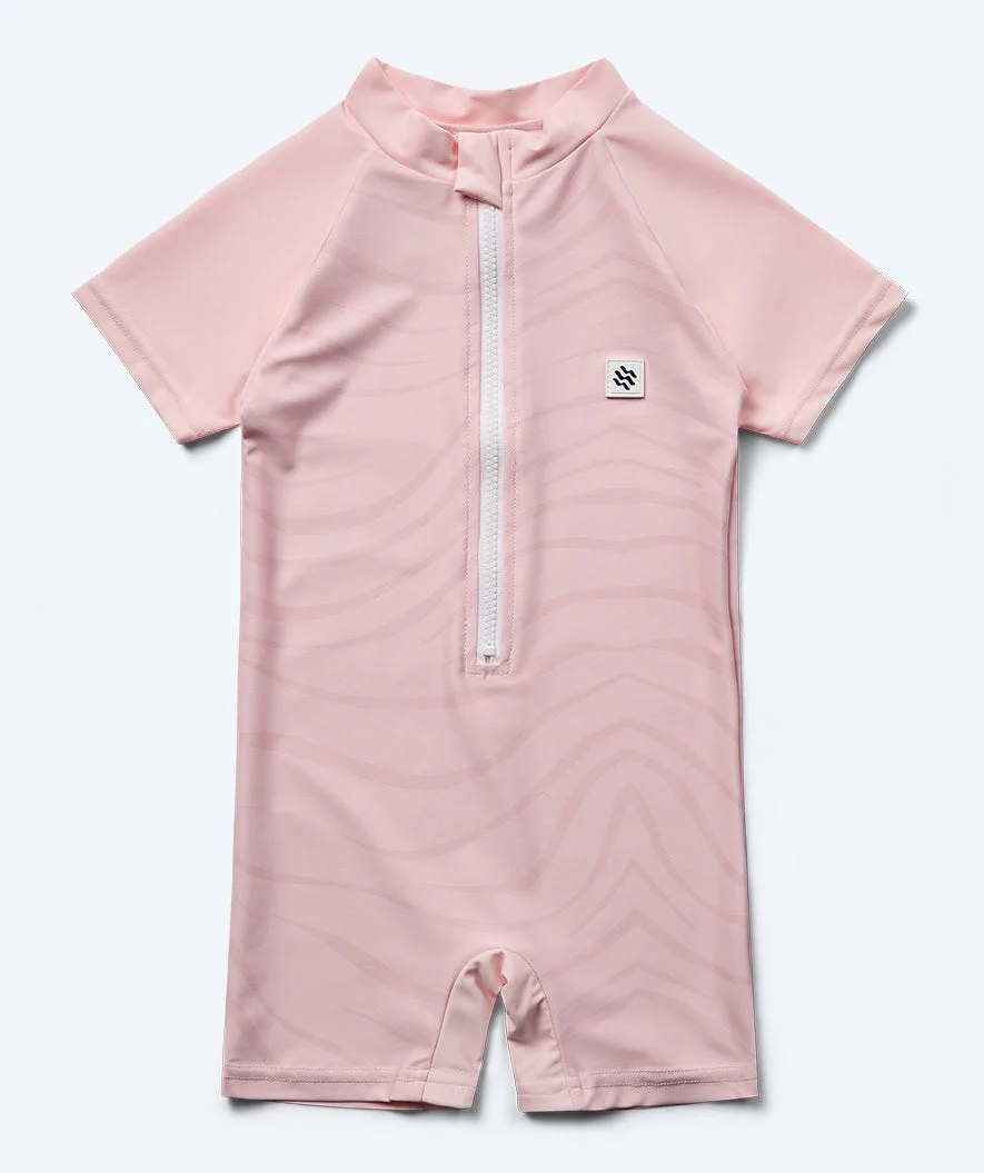 Watery UV Anzug für Kinder - Fjord Kurzarm Rashguard - Rosa - Image 10