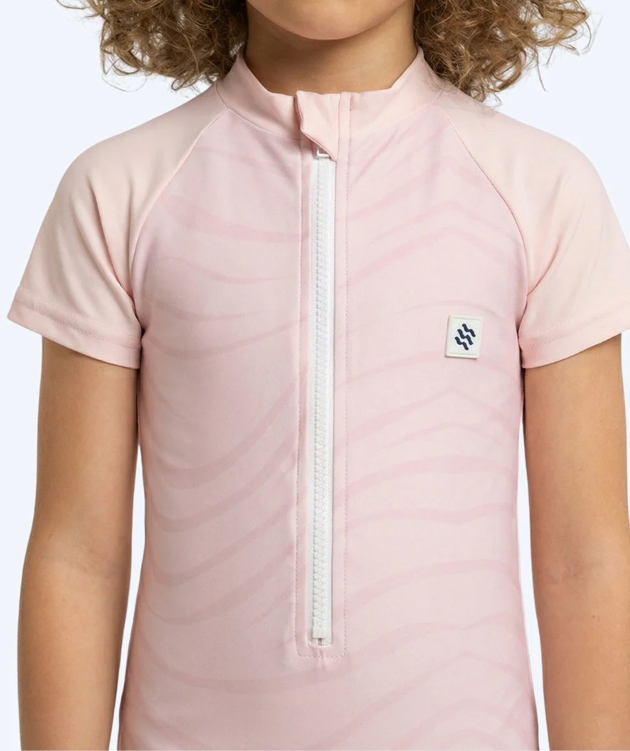 Watery UV Anzug für Kinder - Fjord Kurzarm Rashguard - Rosa - Image 6