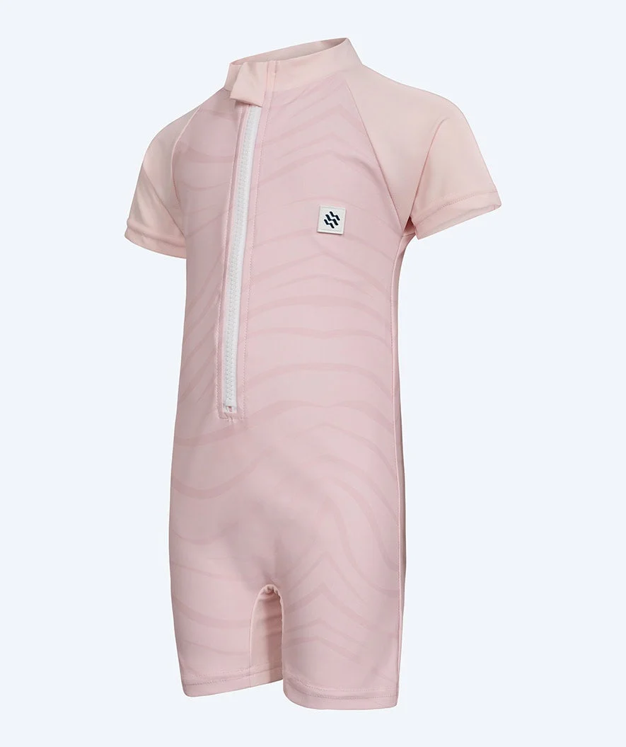 Watery UV Anzug für Kinder - Fjord Kurzarm Rashguard - Rosa - Image 7