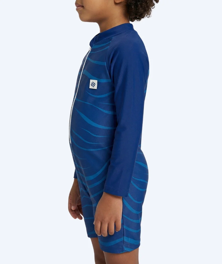 Watery UV Anzug für Kinder - Fjord Langarm Rashguard - Donkerblau - Image 3