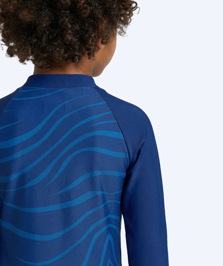 Watery UV Anzug für Kinder - Fjord Langarm Rashguard - Donkerblau - Image 5