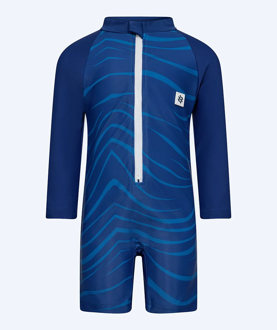 Watery UV Anzug für Kinder - Fjord Langarm Rashguard - Donkerblau - Image 9