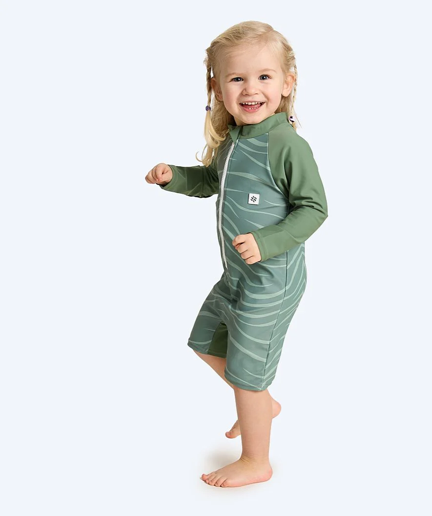 Watery UV Anzug für Kinder - Fjord Langarm Rashguard - Grün - Image 2