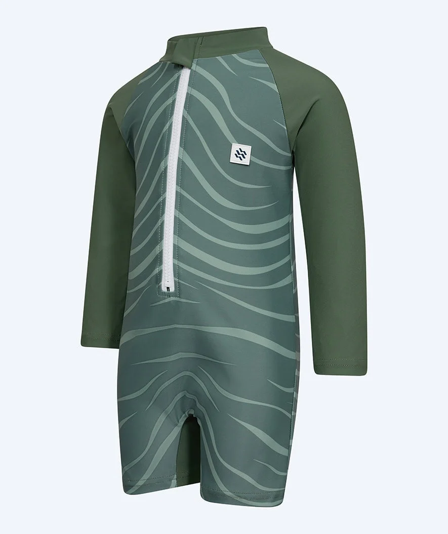 Watery UV Anzug für Kinder - Fjord Langarm Rashguard - Grün - Image 6