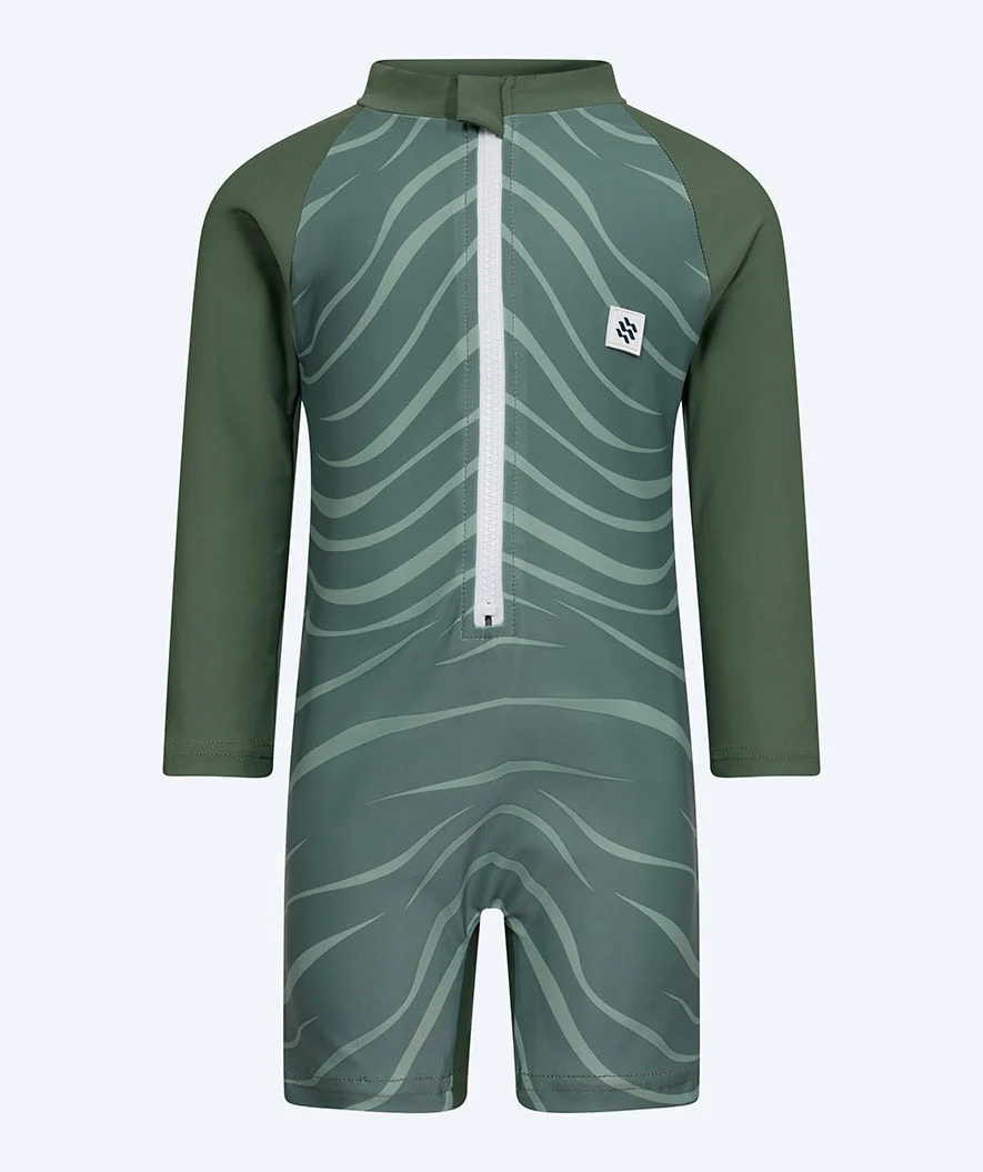 Watery UV Anzug für Kinder - Fjord Langarm Rashguard - Grün - Image 7