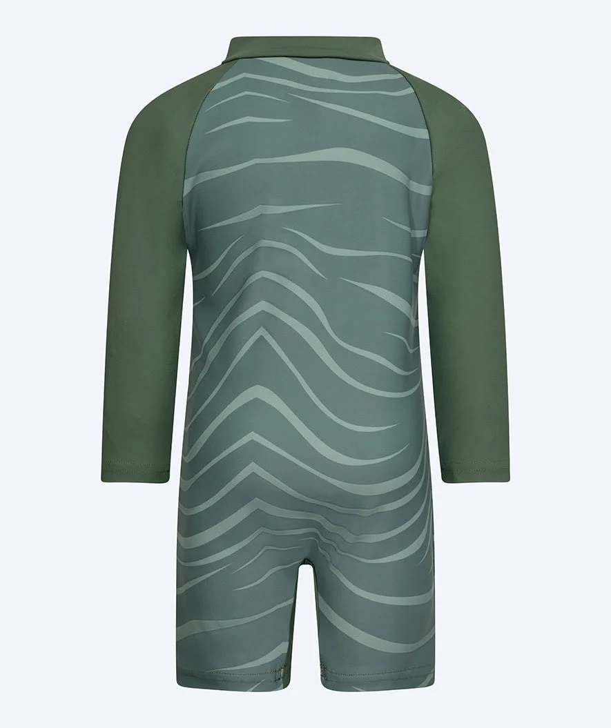 Watery UV Anzug für Kinder - Fjord Langarm Rashguard - Grün - Image 8