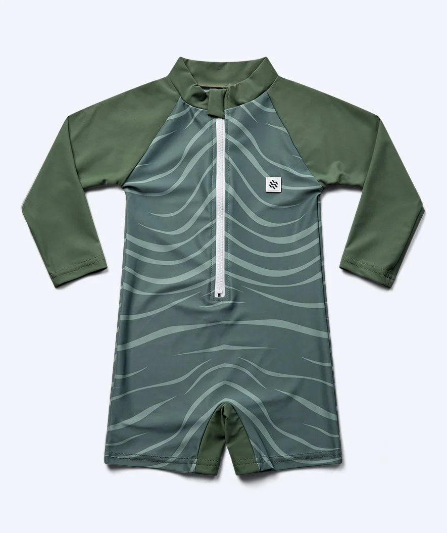 Watery UV Anzug für Kinder - Fjord Langarm Rashguard - Grün - Image 9
