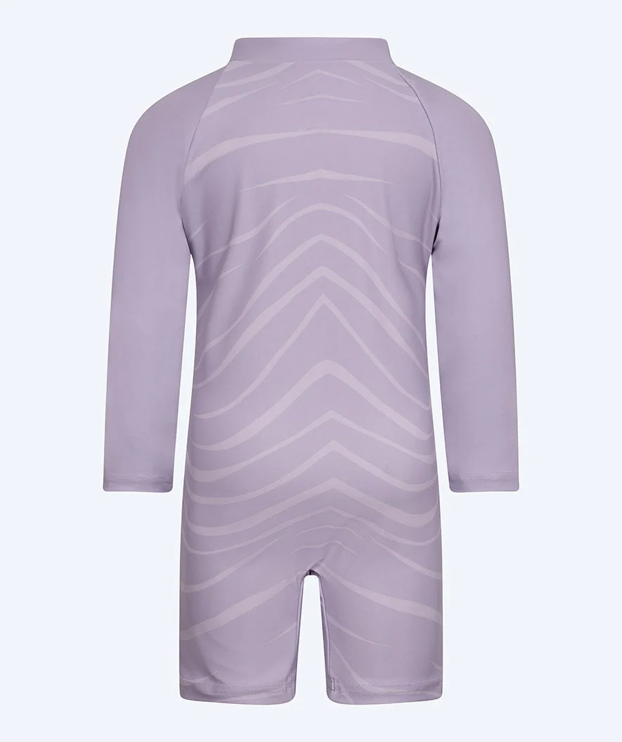 Watery UV Anzug für Kinder - Fjord Langarm Rashguard - Lila - Image 9