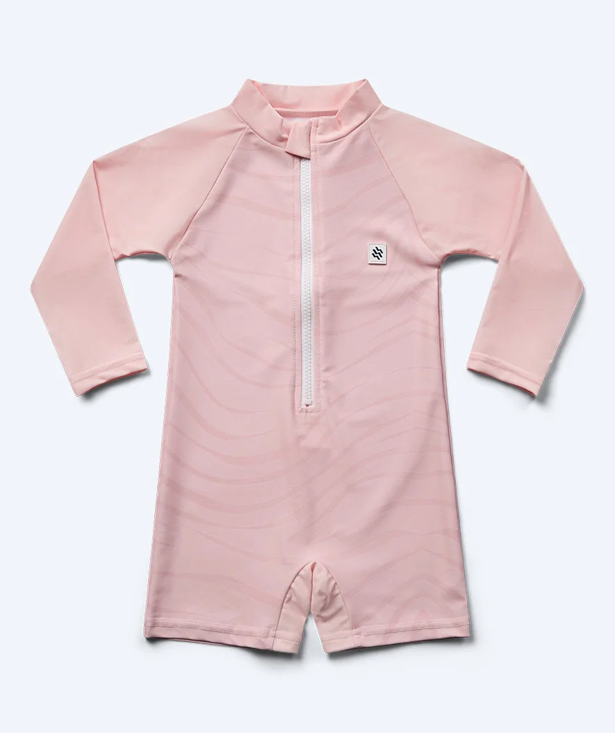 Watery UV Anzug für Kinder - Fjord Langarm Rashguard - Rosa - Image 10