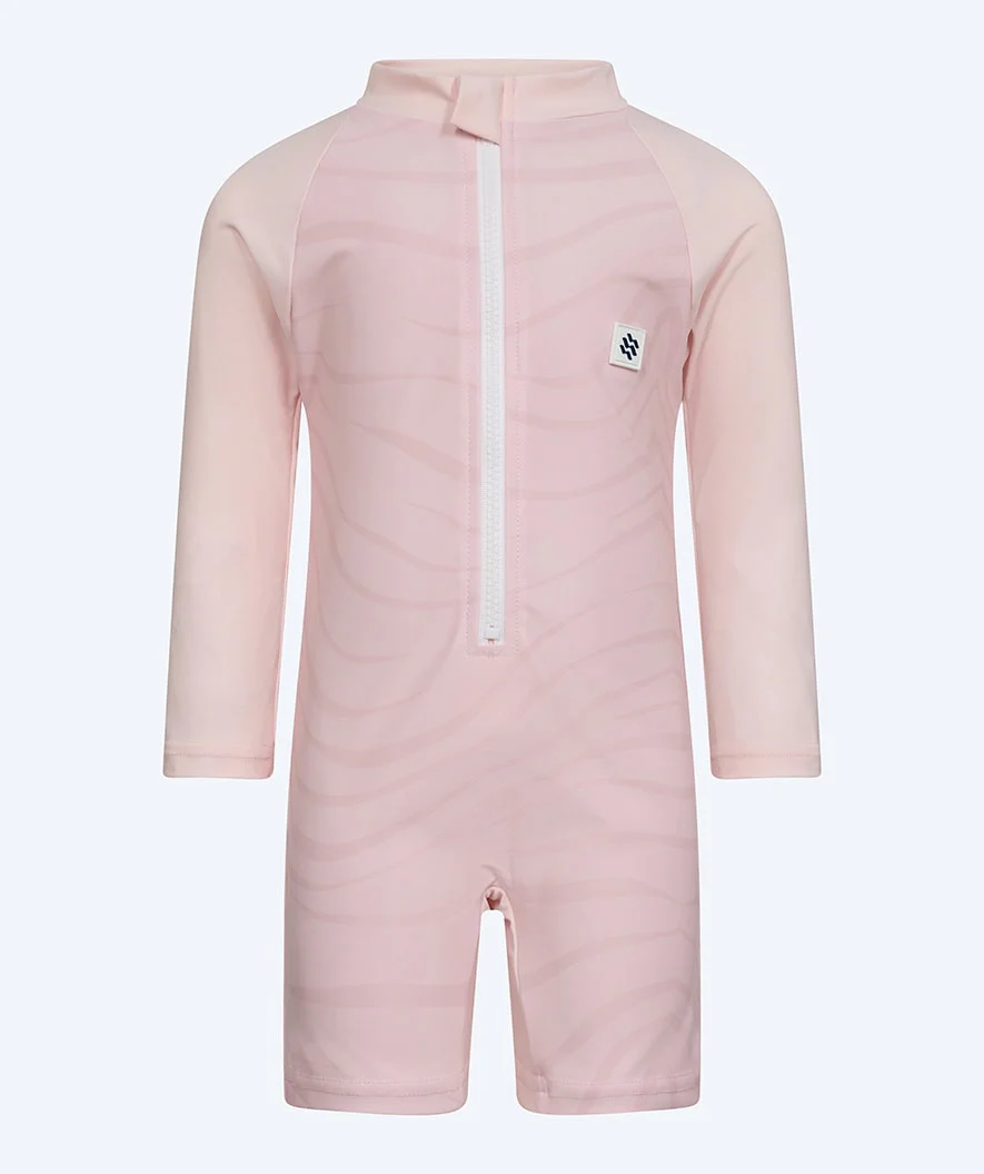 Watery UV Anzug für Kinder - Fjord Langarm Rashguard - Rosa - Image 8