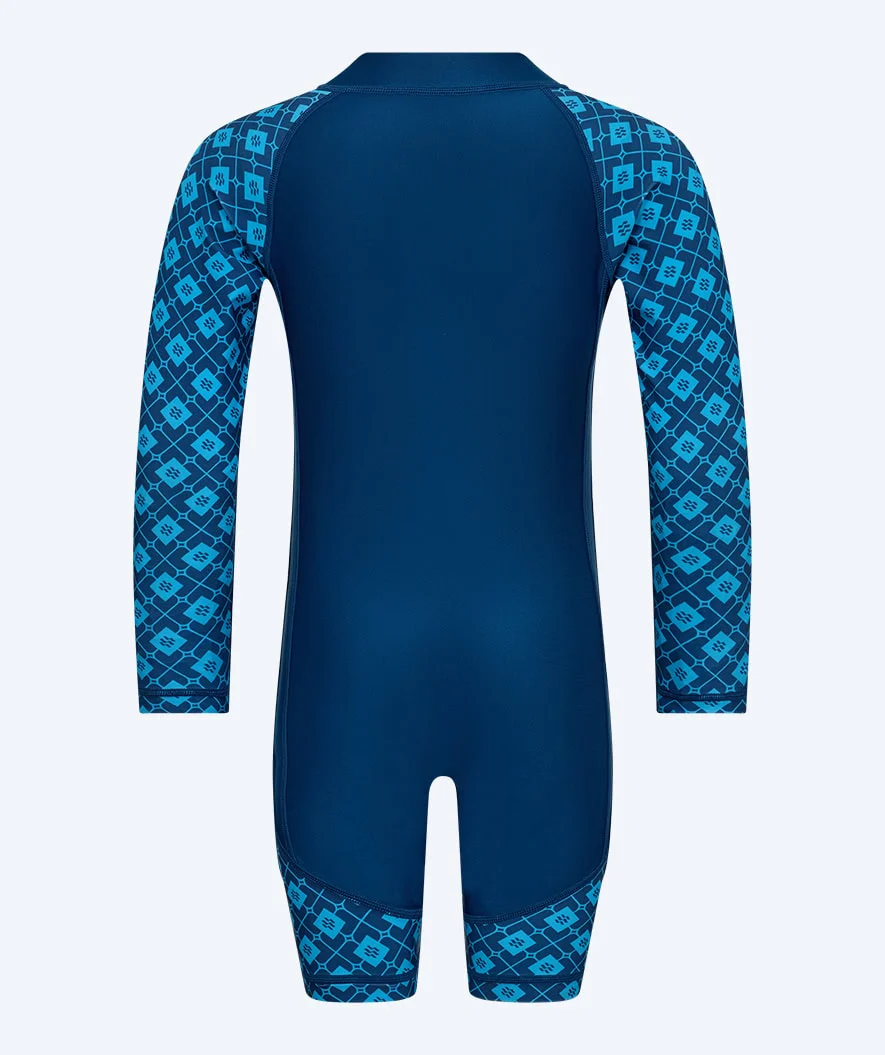 Watery UV Anzug für Kinder - Athena Langarm Rashguard - Donkerblau - Image 2