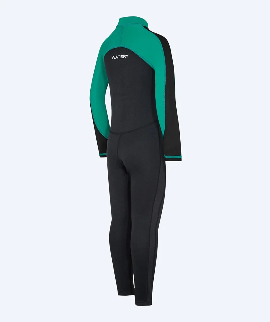 Watery UV Neoprenanzug für Kinder - Calypso Full-Body - Grün/Schwarz - Image 10