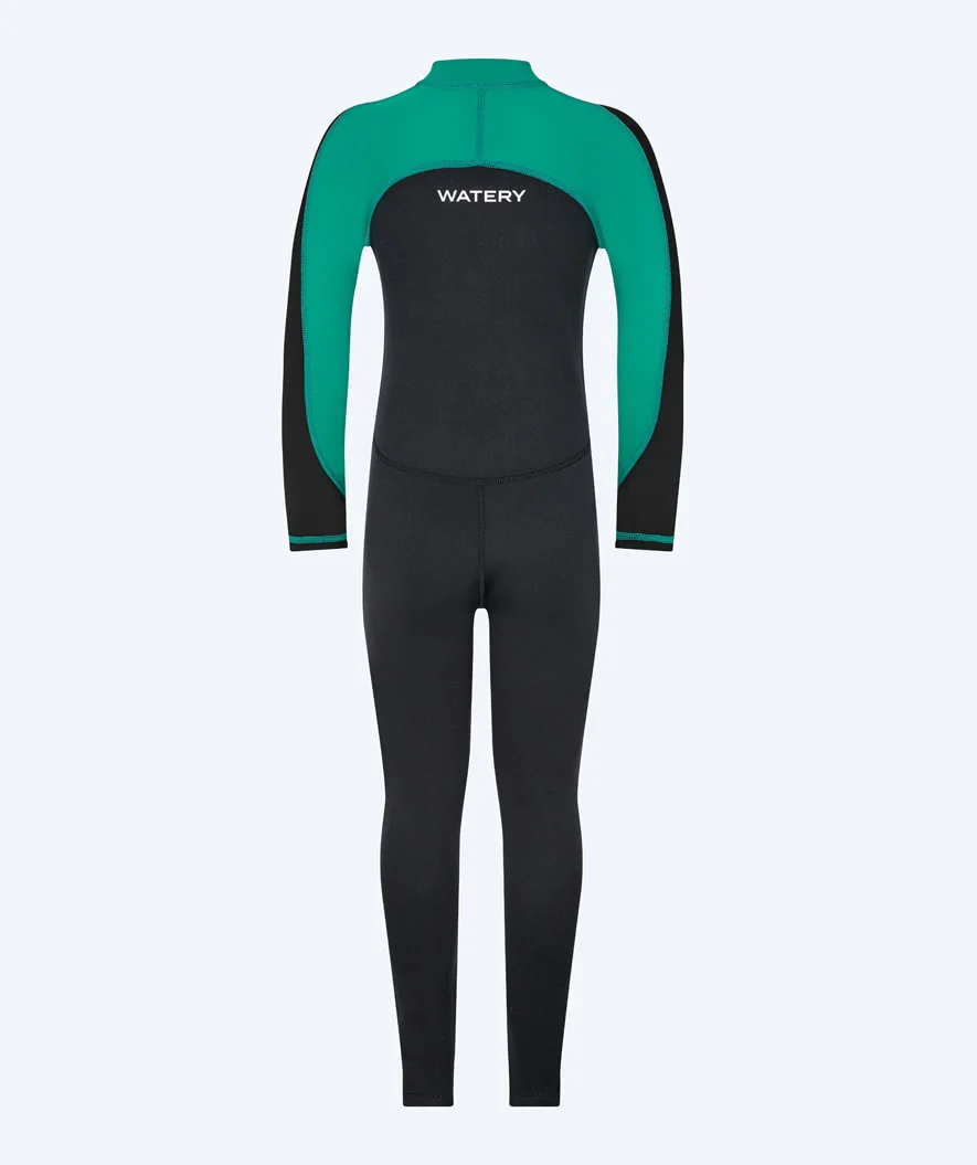 Watery UV Neoprenanzug für Kinder - Calypso Full-Body - Grün/Schwarz - Image 5