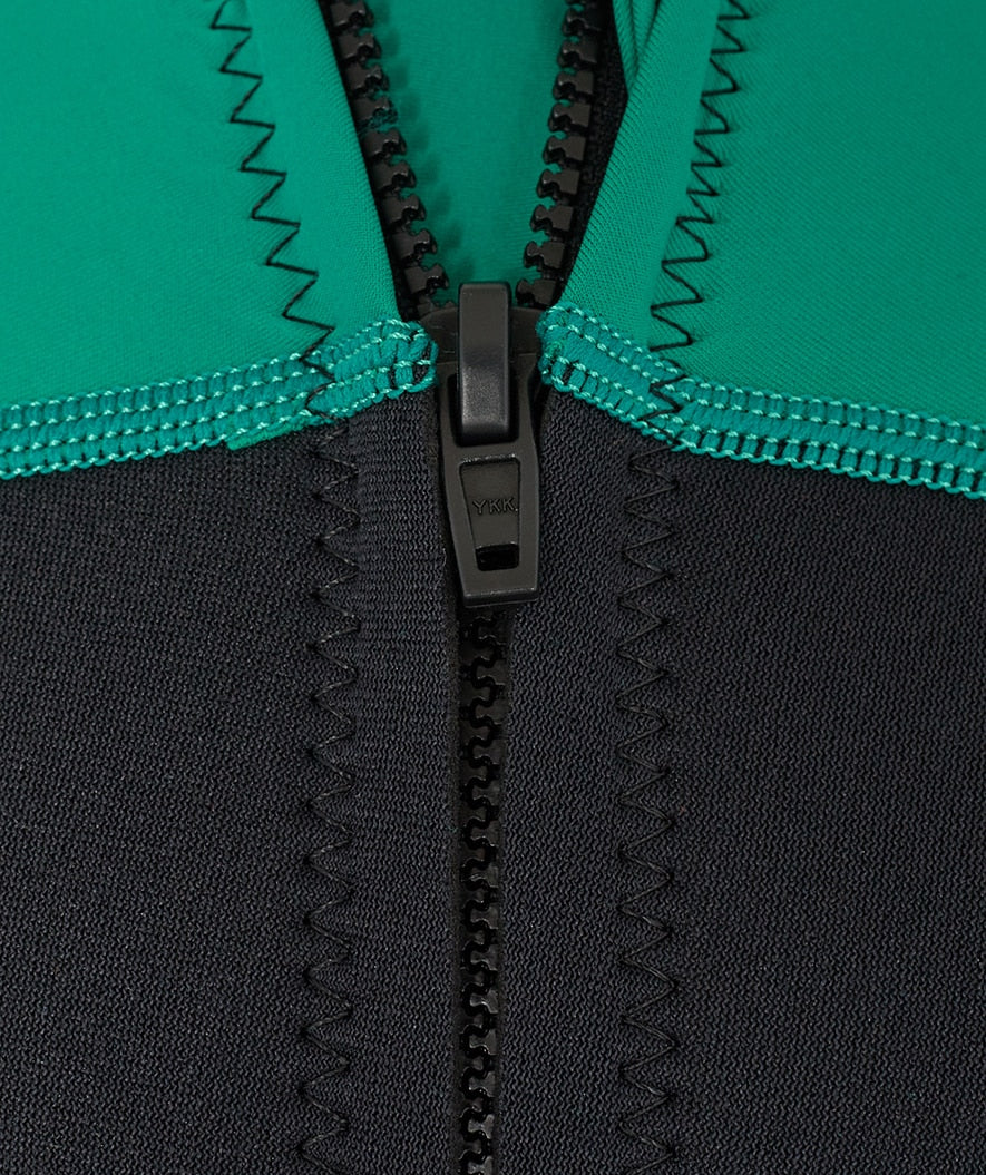 Watery UV Neoprenanzug für Kinder - Calypso Full-Body - Grün/Schwarz - Image 6