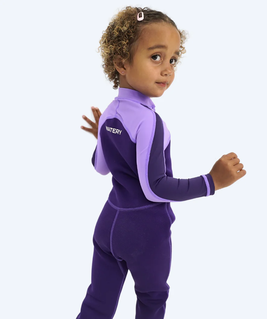 Watery UV Neoprenanzug für Kinder - Calypso Full-Body - Lila - Image 2