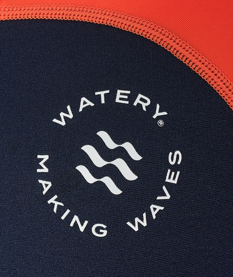 Watery UV Neoprenanzug für Kinder - Calypso Full-Body - Orange/Blau - Image 13