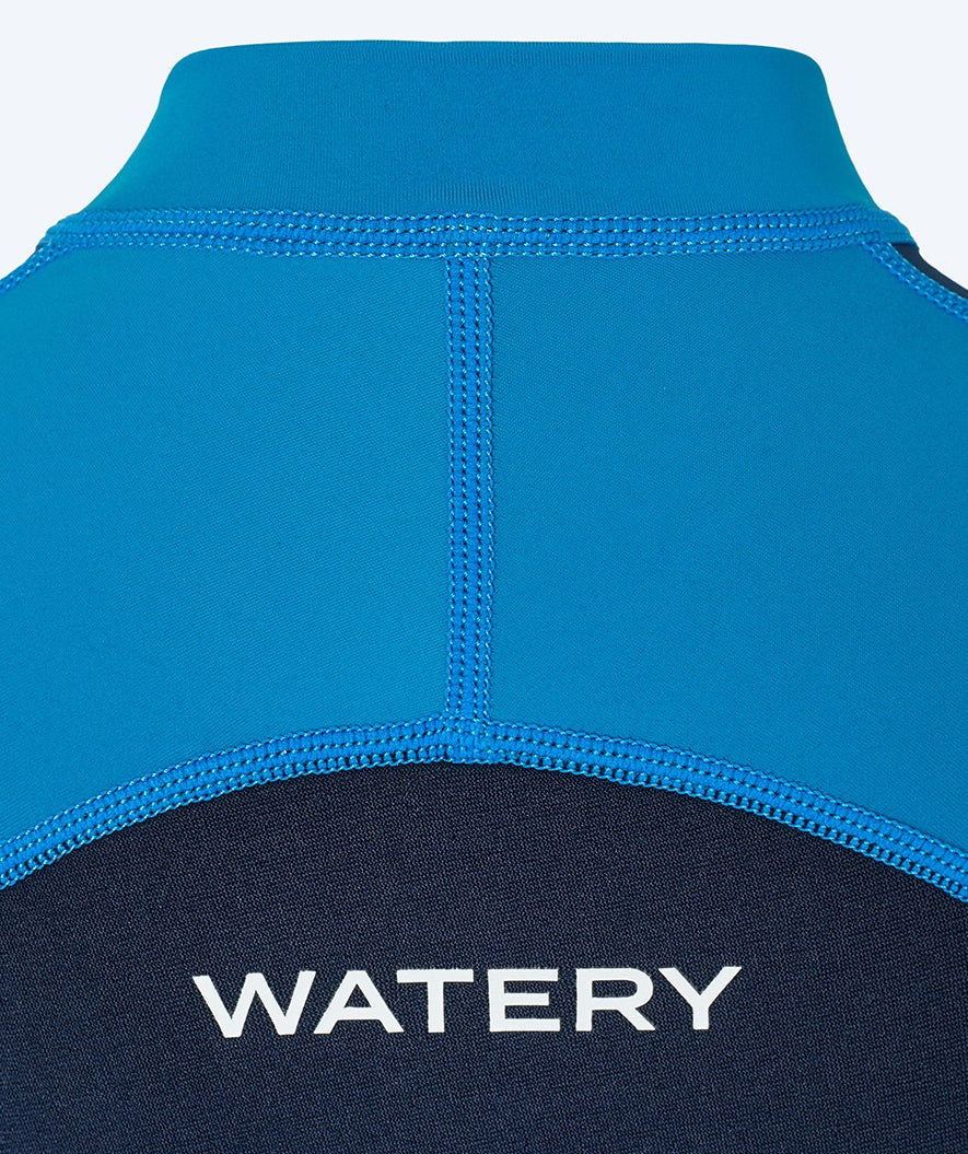 Watery UV Neoprenanzug für Kinder - Calypso Langarm - Blau/Donkerblau - Image 11