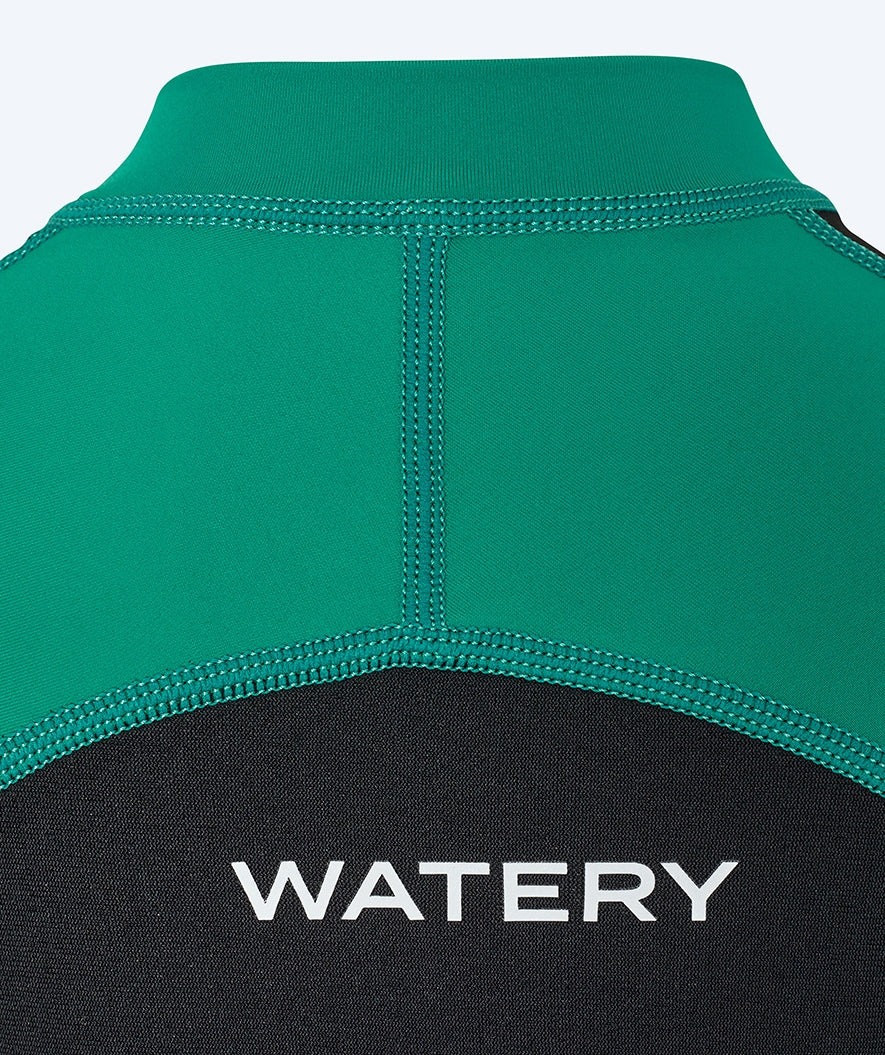 Watery UV Neoprenanzug für Kinder - Calypso Langarm - Grün/Schwarz - Image 10