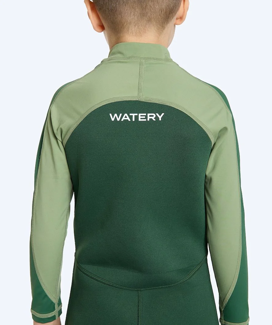 Watery UV Neoprenanzug für Kinder - Calypso Langarm - Grün/Hellgrün - Image 6