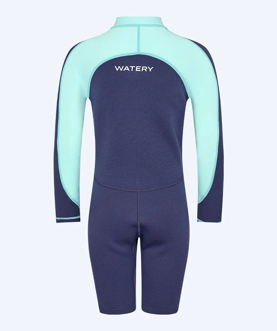 Watery UV Neoprenanzug für Kinder - Calypso Langarm - Atlantic Turquoise - Image 3