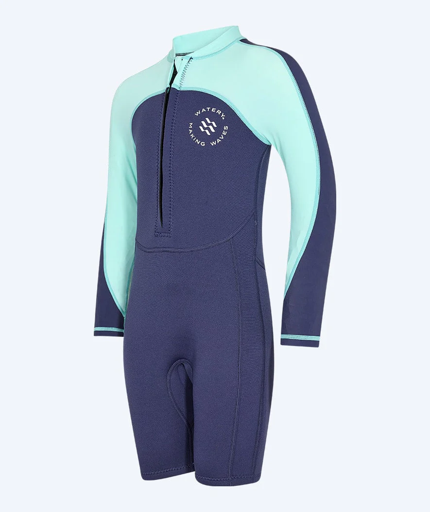 Watery UV Neoprenanzug für Kinder - Calypso Langarm - Atlantic Turquoise - Image 5