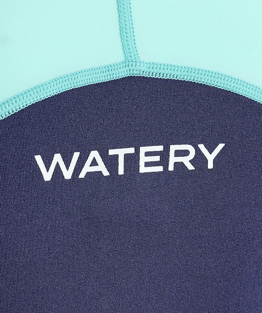 Watery UV Neoprenanzug für Kinder - Calypso Langarm - Atlantic Turquoise - Image 7