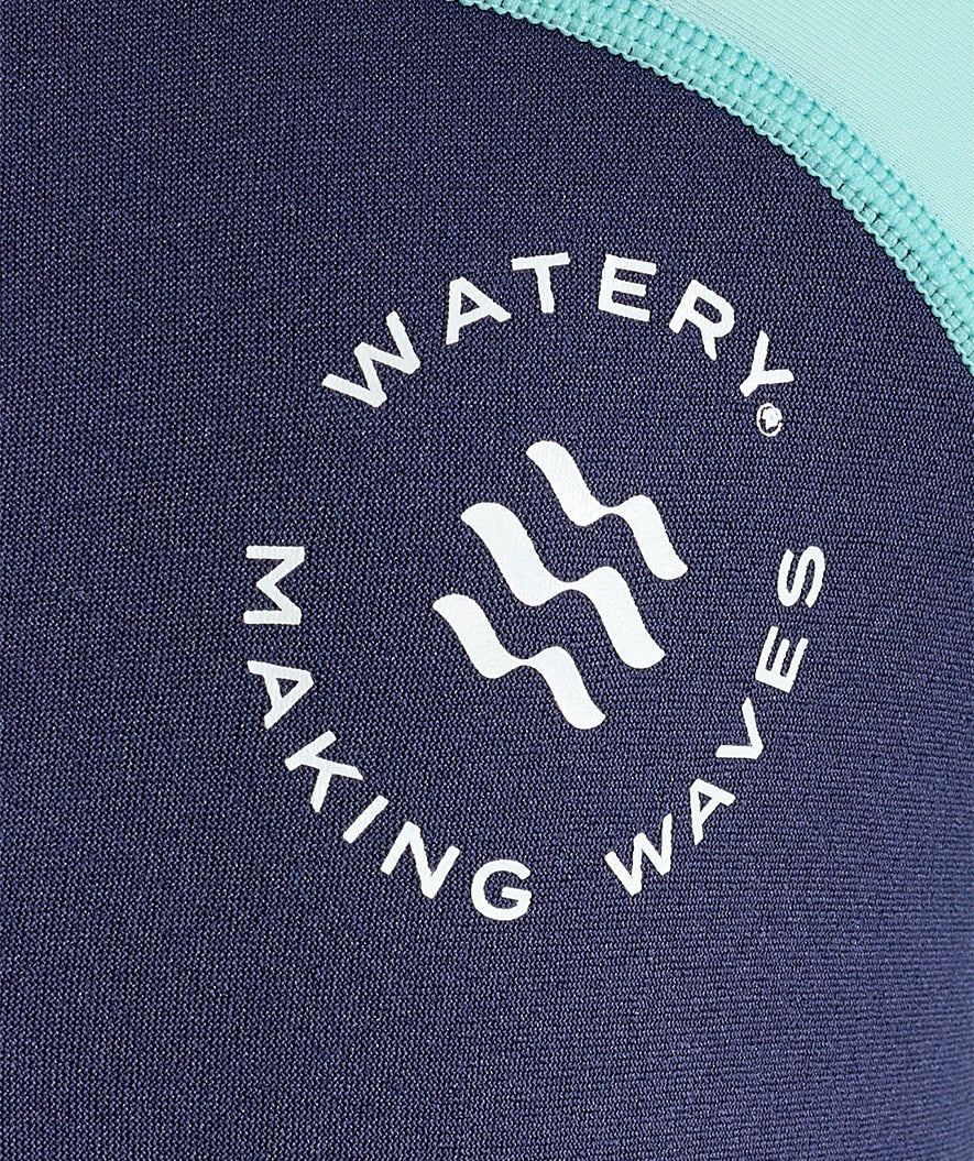 Watery UV Neoprenanzug für Kinder - Calypso Langarm - Atlantic Turquoise - Image 9