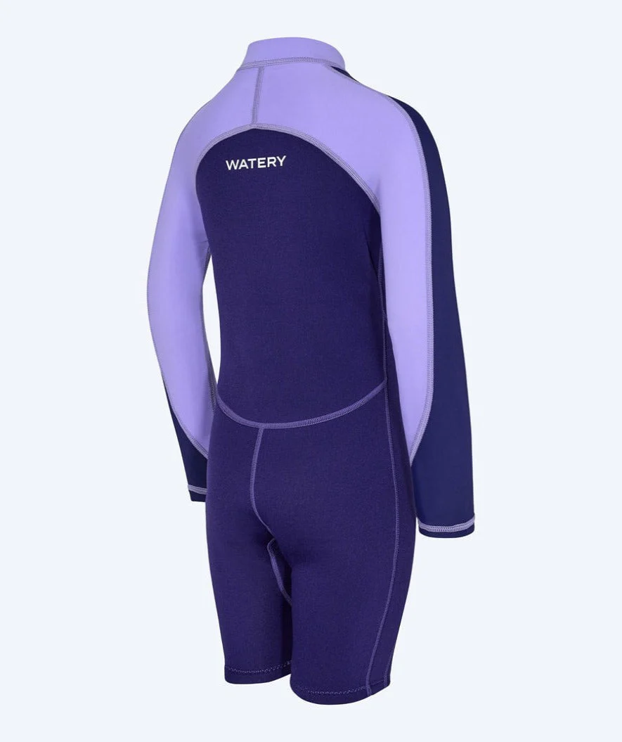 Watery UV Neoprenanzug für Kinder - Calypso Langarm - Lila - Image 12