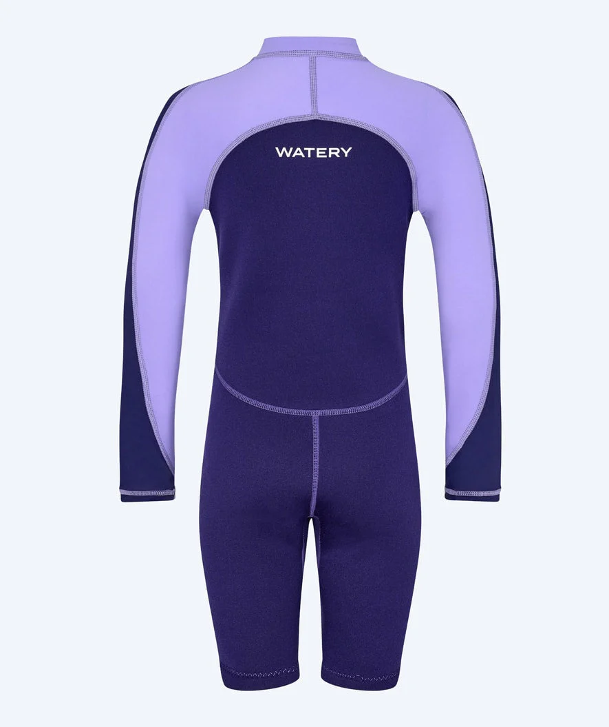 Watery UV Neoprenanzug für Kinder - Calypso Langarm - Lila - Image 9