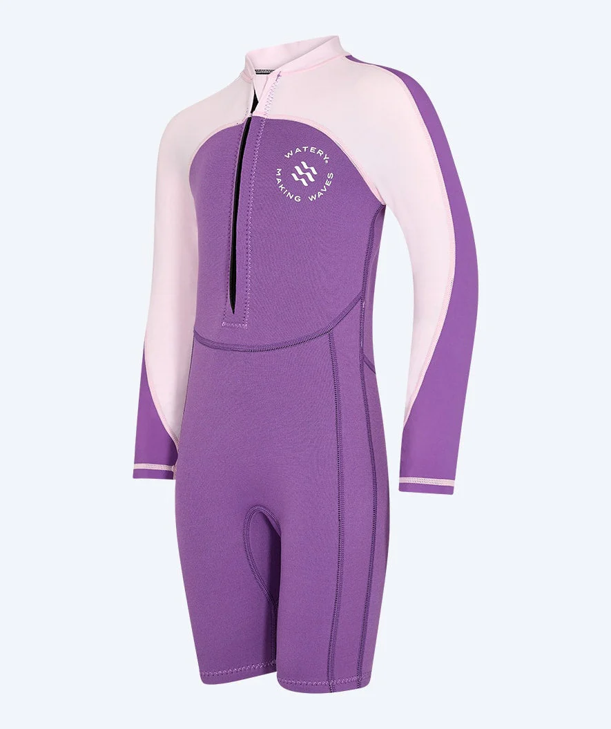 Watery UV Neoprenanzug für Kinder - Calypso Langarm - Atlantic Purple - Image 7