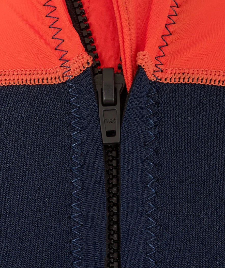 Watery UV Neoprenanzug für Kinder - Calypso Langarm - Orange/Blau - Image 11