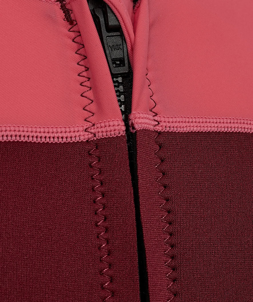Watery UV Neoprenanzug für Kinder - Calypso Langarm - Rot/Rosa - Image 10