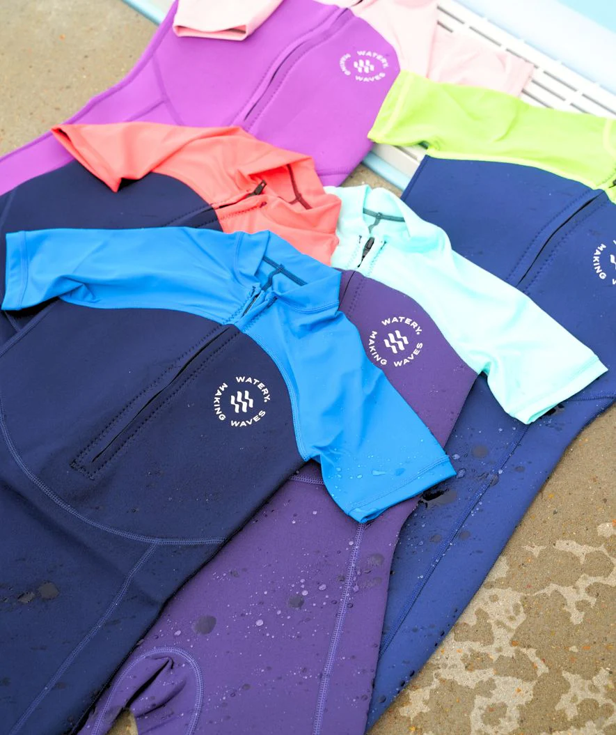 Watery UV Neoprenanzug für Kinder - Calypso Shorty - Grau/Schwarz - Image 15