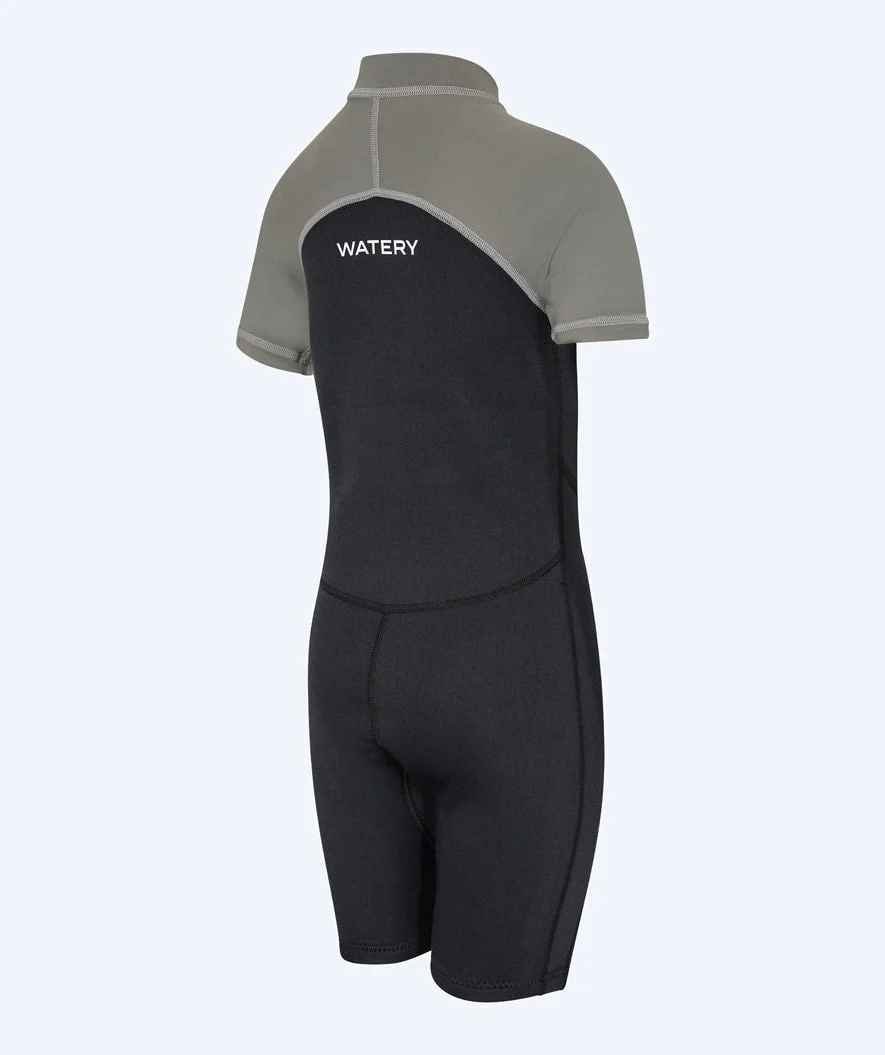 Watery UV Neoprenanzug für Kinder - Calypso Shorty - Grau/Schwarz - Image 9