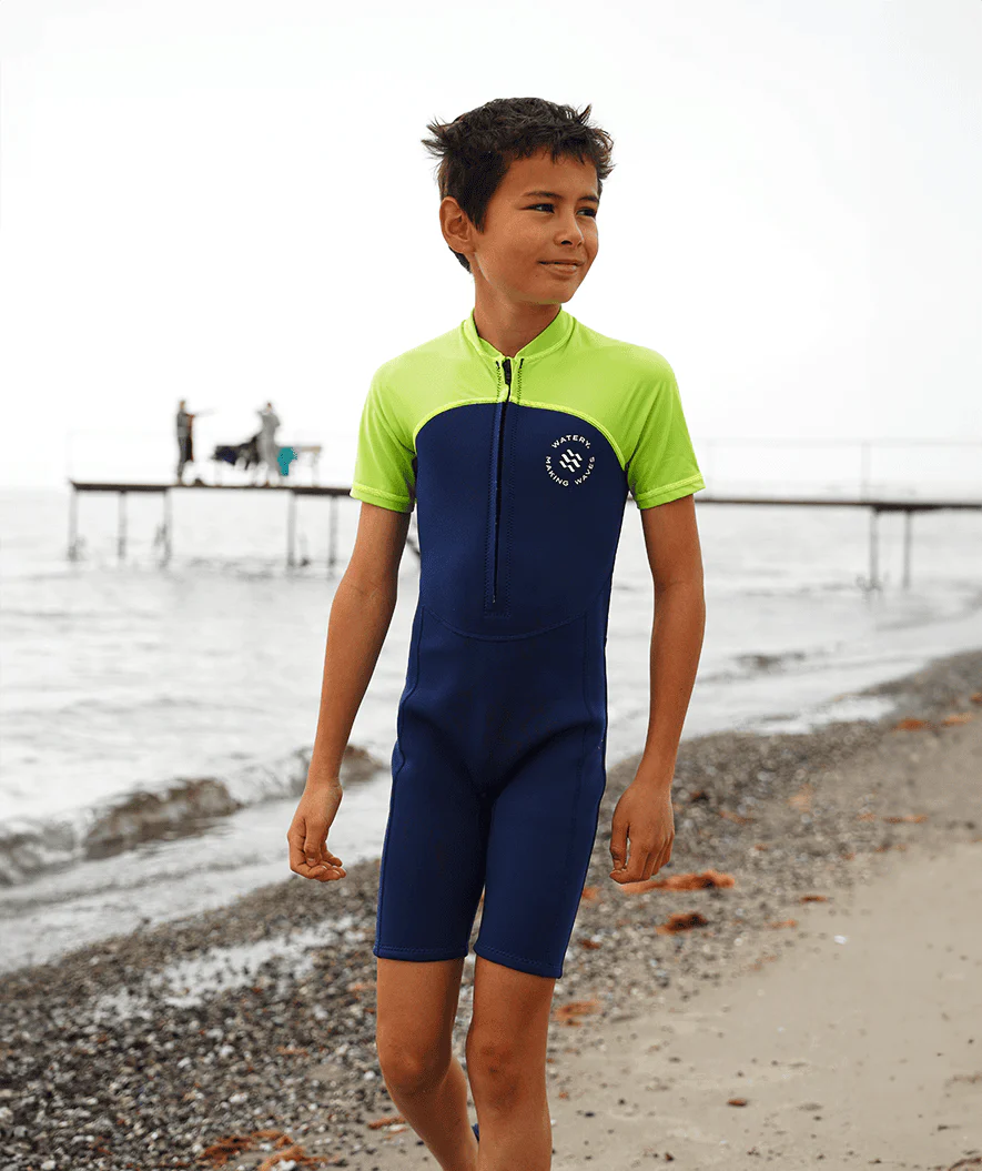 Watery UV Neoprenanzug für Kinder - Calypso Shorty - Atlantic Green - Image 4