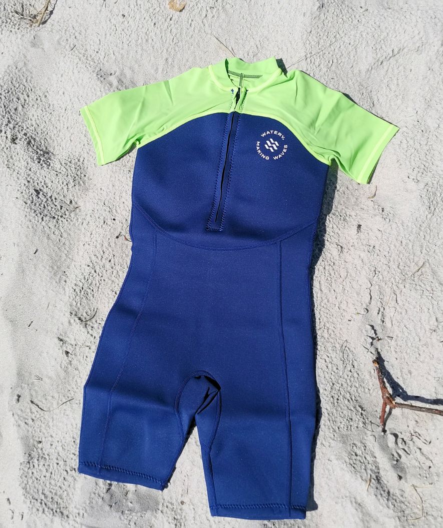 Watery UV Neoprenanzug für Kinder - Calypso Shorty - Atlantic Green - Image 7