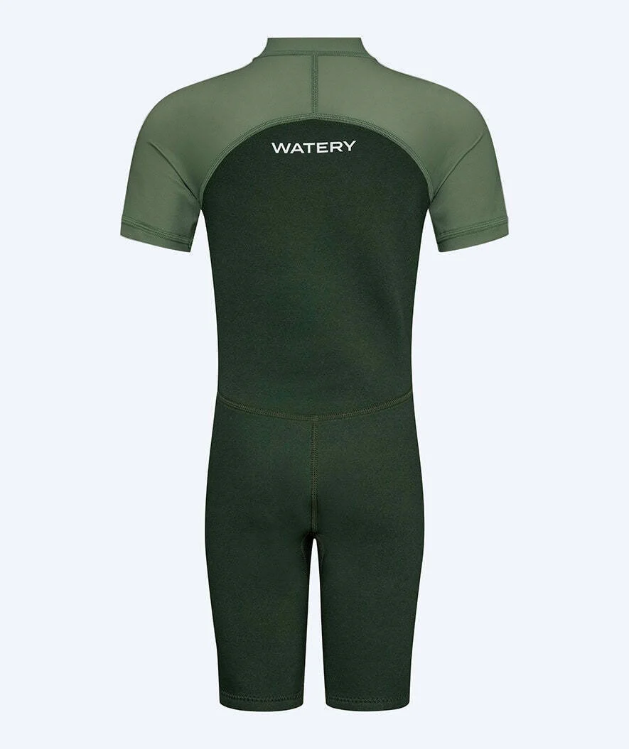 Watery UV Neoprenanzug für Kinder - Calypso Shorty - Grün/Hellgrün - Image 4