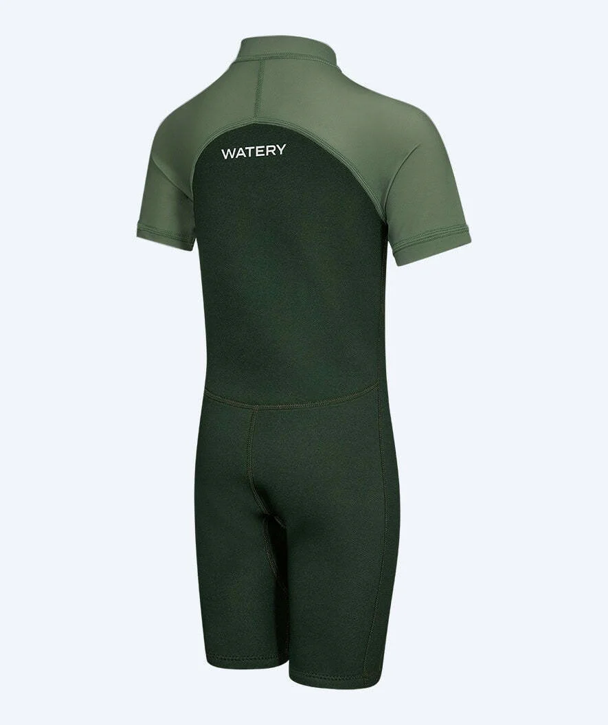Watery UV Neoprenanzug für Kinder - Calypso Shorty - Grün/Hellgrün - Image 6