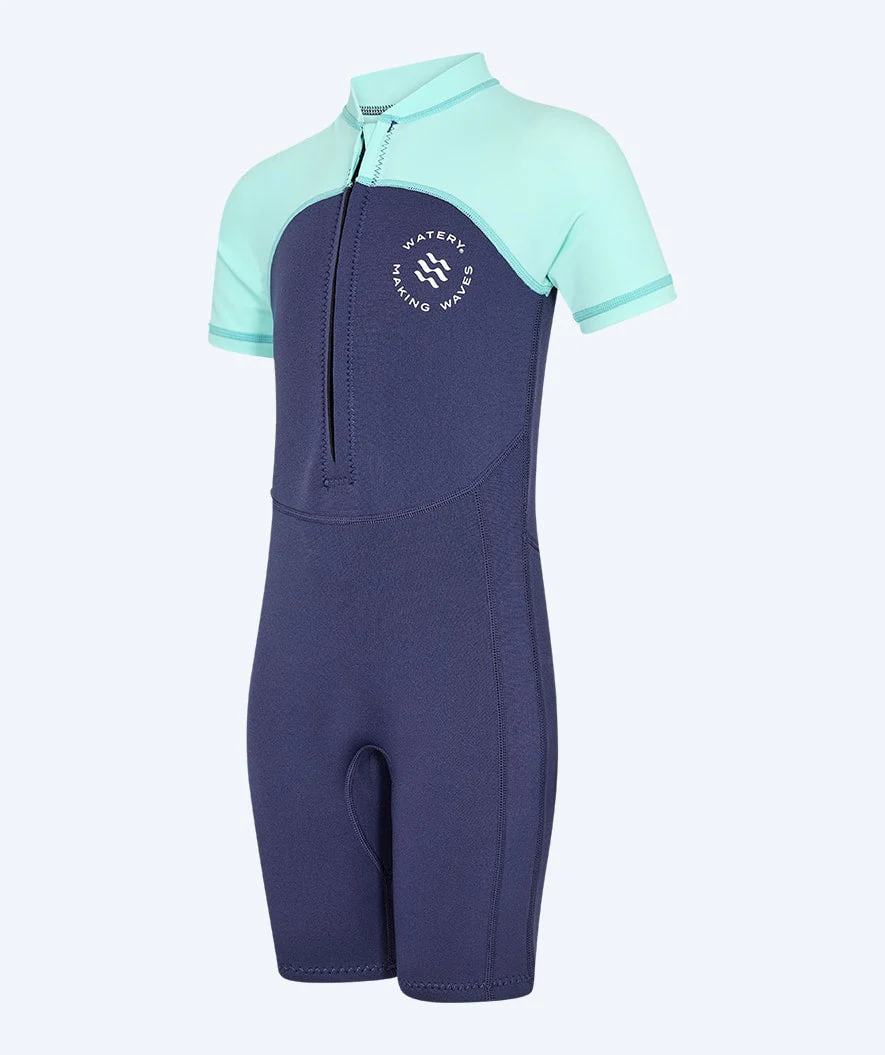 Watery UV Neoprenanzug für Kinder - Calypso Shorty - Atlantic Turquoise - Image 5