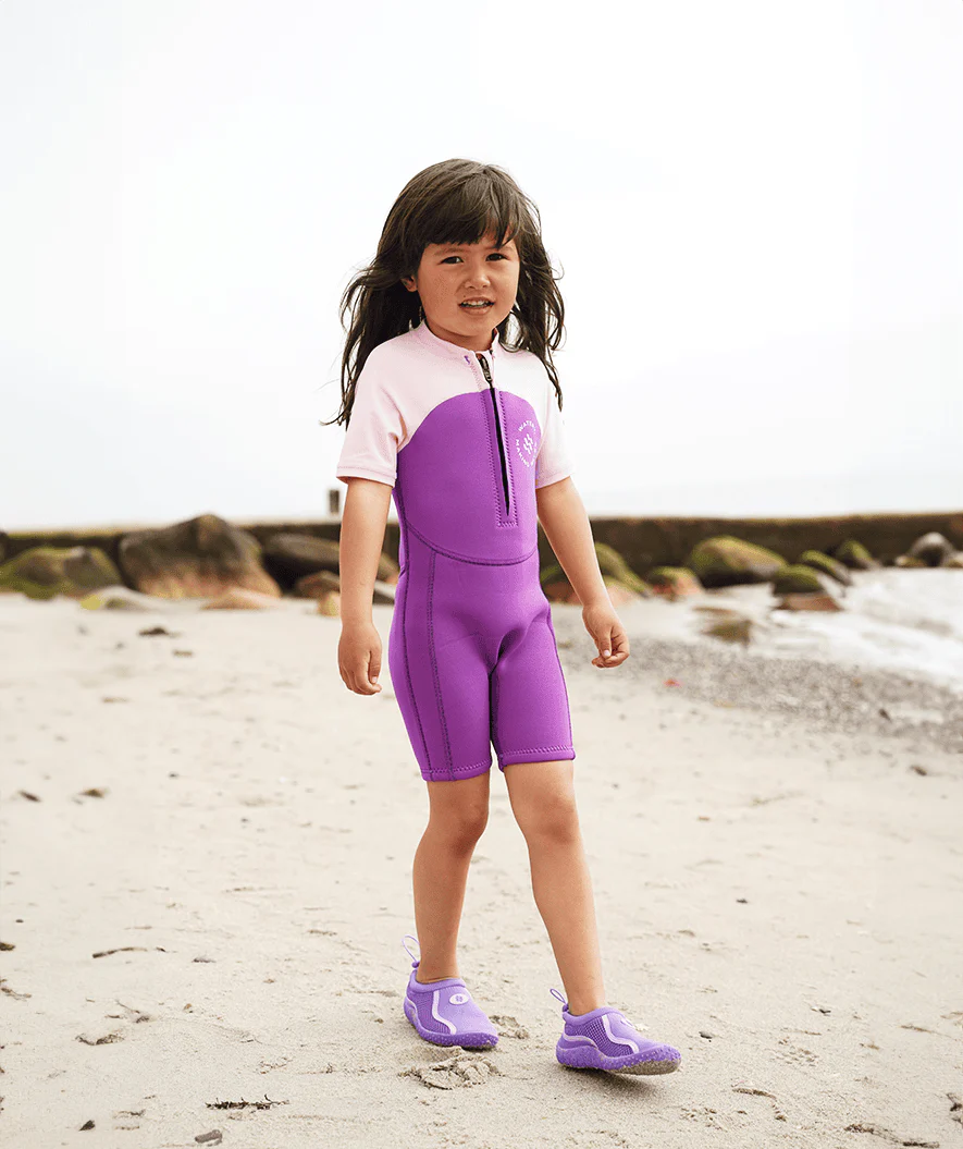 Watery UV Neoprenanzug für Kinder - Calypso Shorty - Atlantic Purple - Image 4