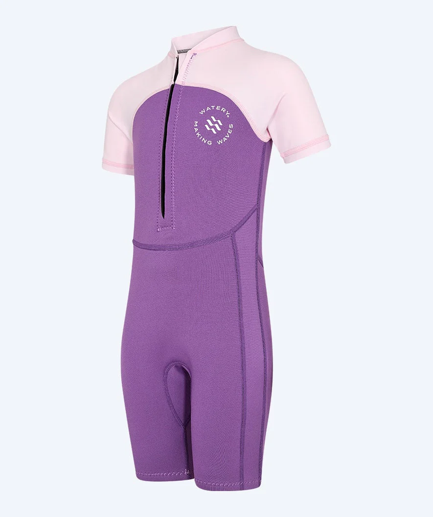 Watery UV Neoprenanzug für Kinder - Calypso Shorty - Atlantic Purple - Image 5