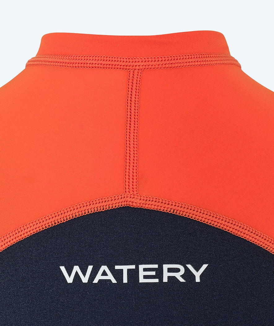 Watery UV Neoprenanzug für Kinder - Calypso Shorty - Orange/Blau - Image 14