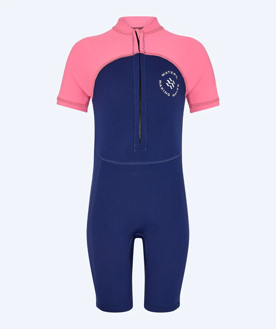Watery UV Neoprenanzug für Kinder - Calypso Shorty - Rosa - Image 2