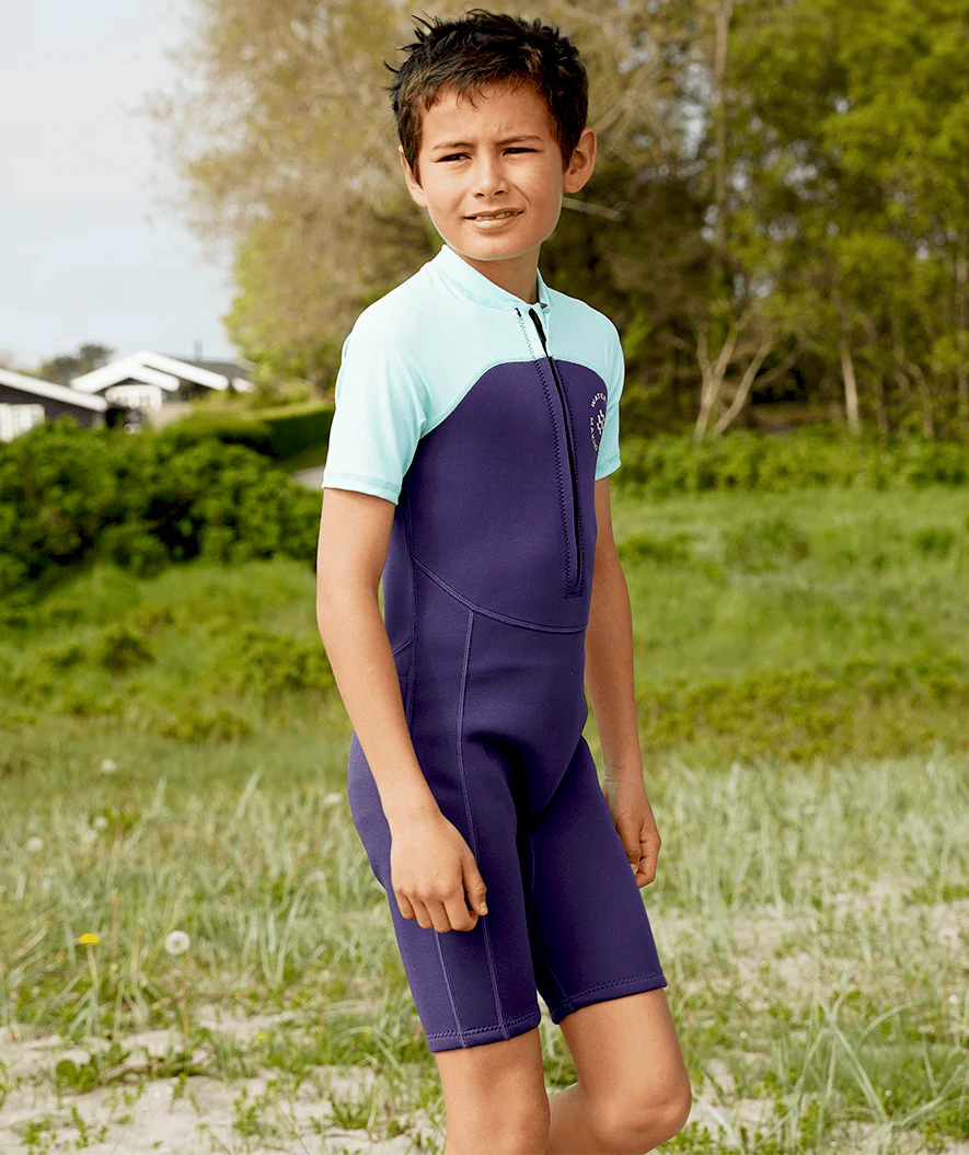 Watery UV Neoprenanzug für Kinder - Calypso Shorty - Rot/Rosa - Image 10