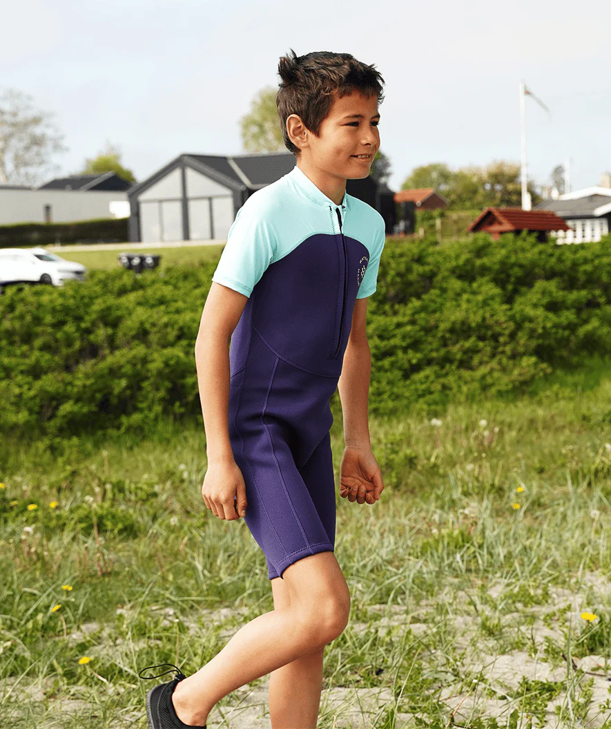 Watery UV Neoprenanzug für Kinder - Calypso Shorty - Rot/Rosa - Image 11