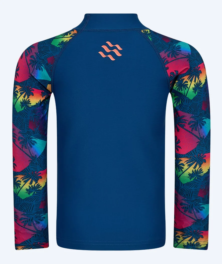 Watery UV Shirt für Kinder - Katsu Langarm Rashguard - Mehrfarbig/Donkerblau - Image 8