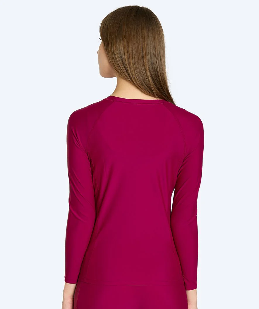 Watery UV Shirt für Damen - Remington Langarm Rashguard - Dunkelrot - Image 2