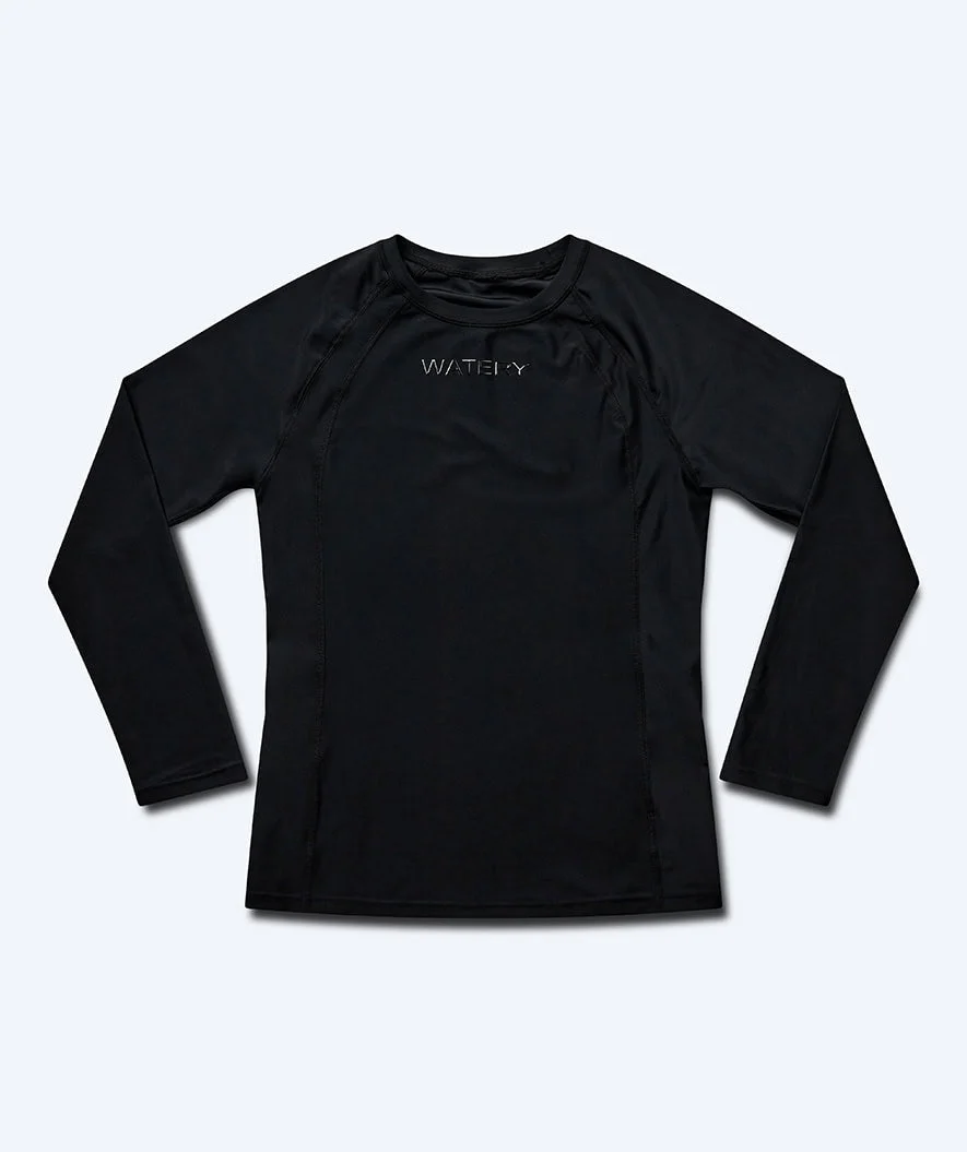 Watery UV Shirt für Damen - Remington Langarm Rashguard - Schwarz - Image 10