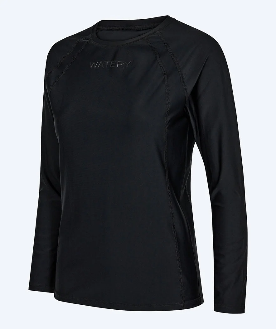 Watery UV Shirt für Damen - Remington Langarm Rashguard - Schwarz - Image 7